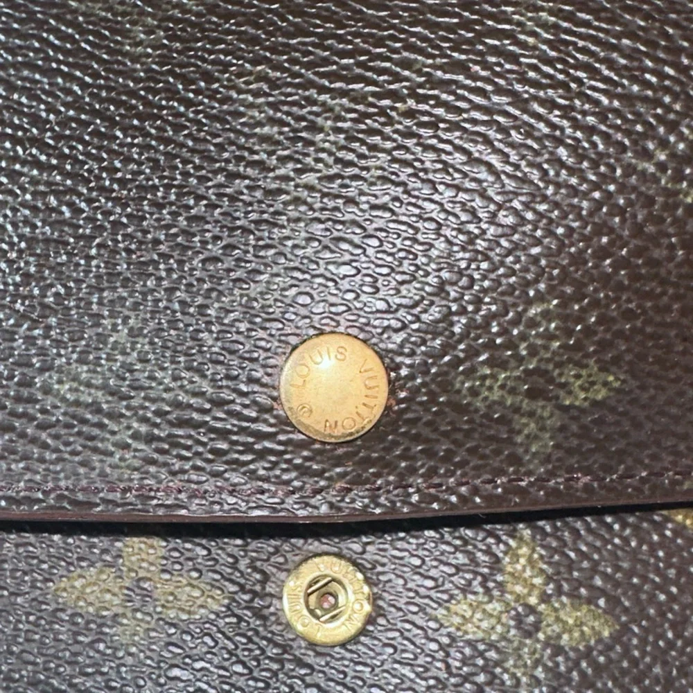Louis Vuitton Brown and Gold Wallet - Picture 11 of 15